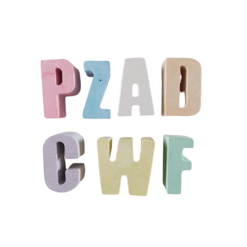 Letters - stoepkrijt